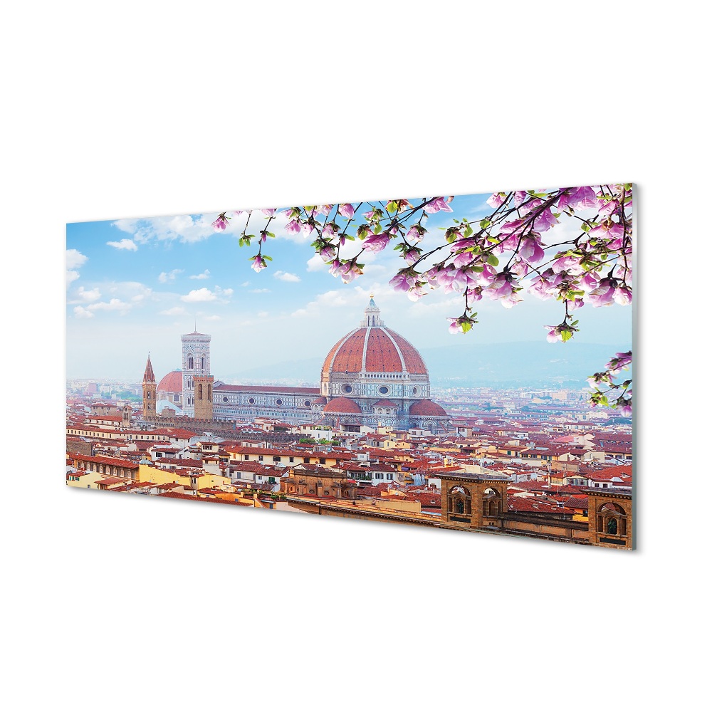 Sklenený obraz Taliansko Panoráma mesta