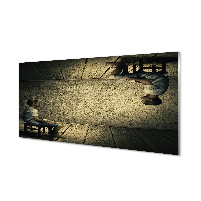 Sklenený obraz Zrkadlový odraz Abstrakcia