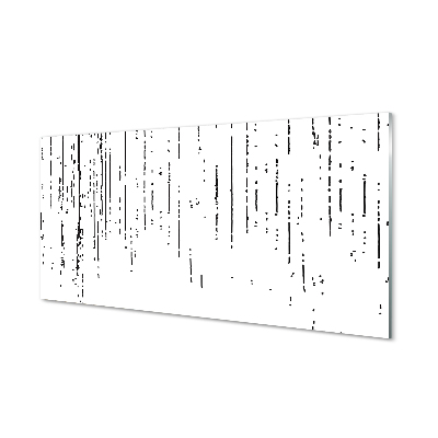 Obraz na skle Bodky a pruhy Grafika