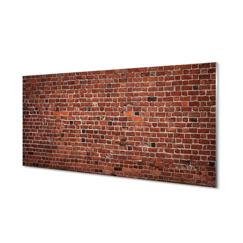 Sklenený obraz Stena z pálených tehál