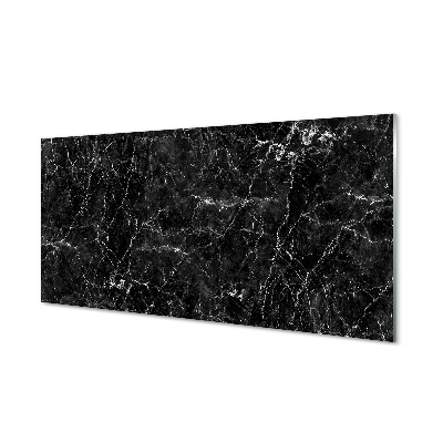 Obraz na skle Kamenný čiernobiely mramor