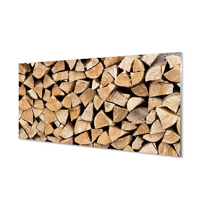 Sklenený obraz Drevené bloky