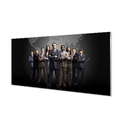 Skleneny obraz Ľudia svetelné pozadie