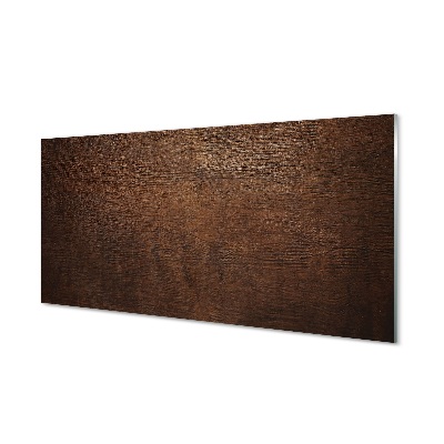 Sklenený obraz Tmavohnedá drevená doska