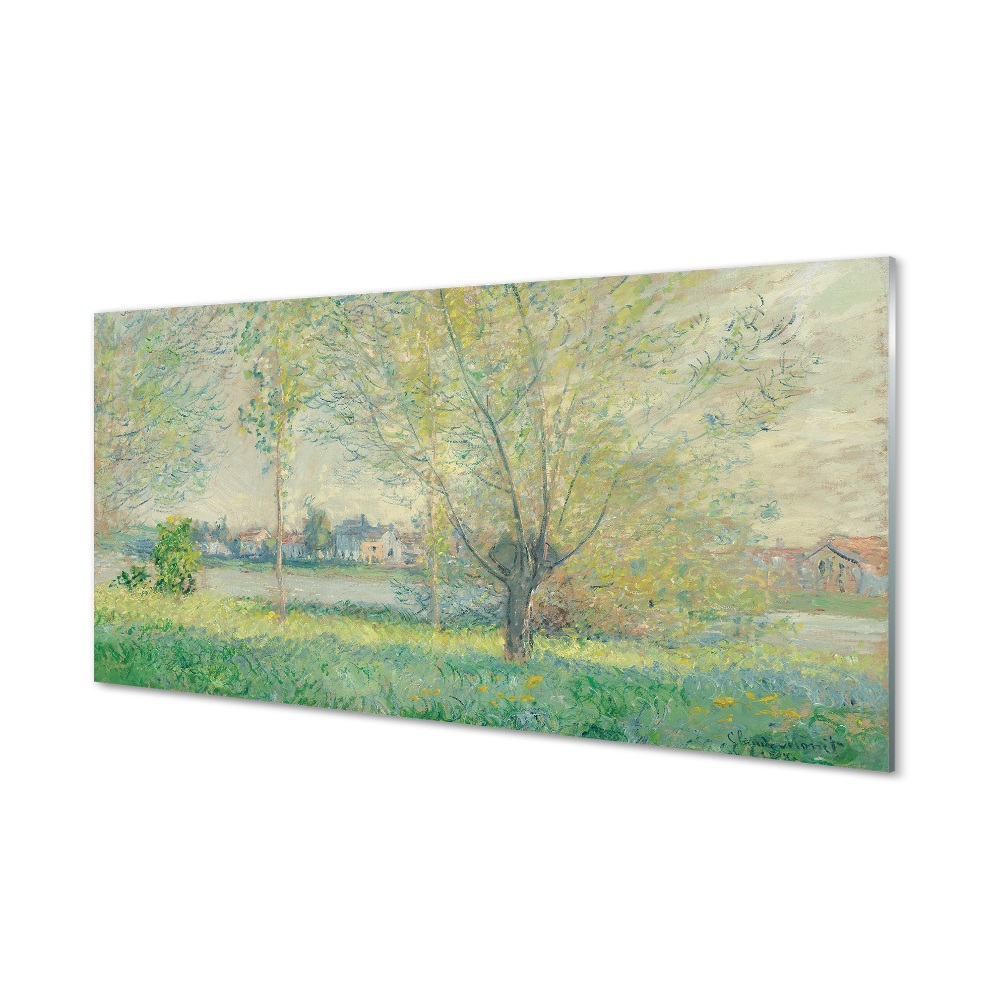 Obraz na skle Claude Monet - Vŕby