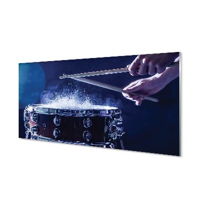 Skleneny obraz Paličky na bicie dym