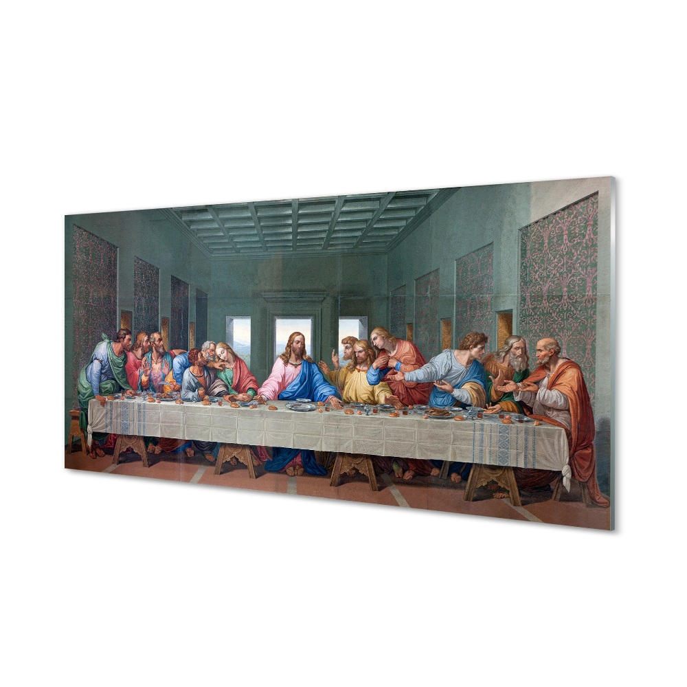 Skleneny obraz Leonardo da Vinci - Posledná večera