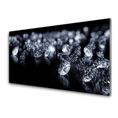 Obraz na skle Diamanty umenie