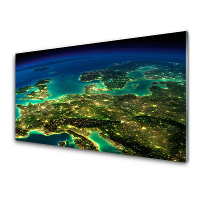 Skleneny obraz Európa