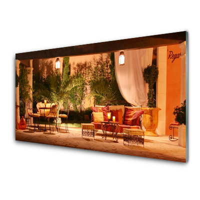 Skleneny obraz Architektúra reštaurácie