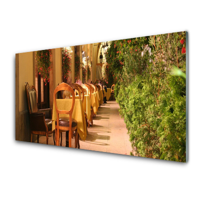 Skleneny obraz Reštaurácia Príroda