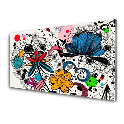 Obraz na skle Farebná abstrakcia