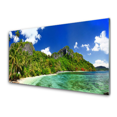 Skleneny obraz Tropická pláž