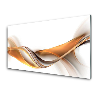 Obraz na skle Abstraktná béžová grafika