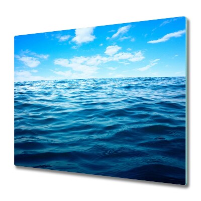 Sklenená doska na krájanie Morské vlny