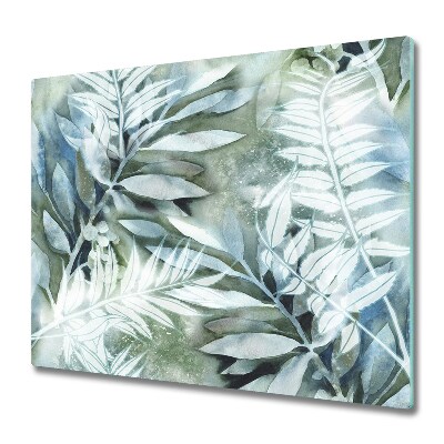 Sklenená doska na krájanie Maľované palmové listy