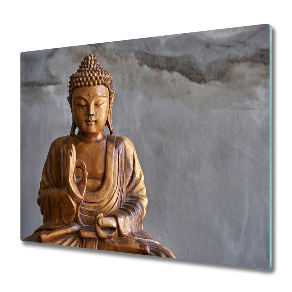 Doska na krájanie Sediaci drevený Budha