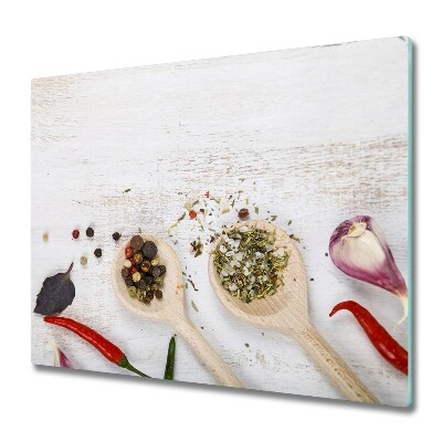 Sklenená doska na krájanie Kuchynské lyžice