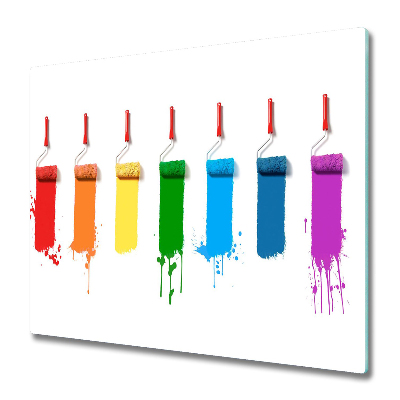 Doska na krájanie Dúhové valčeky na maľovanie