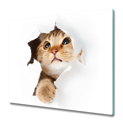 Doska na krájanie Mačka vychádzajúca z pozadia