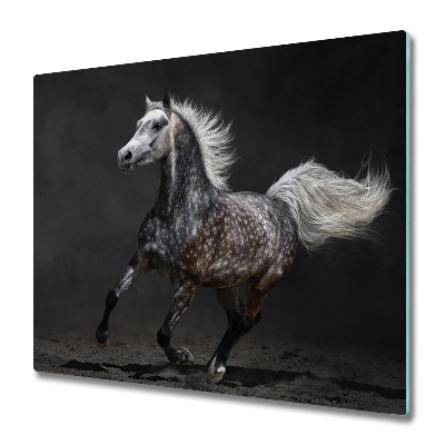 Doska na krájanie Sivý kôň s bielou hrivou