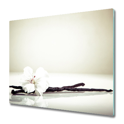 Sklenená doska na krájanie Vanilkový kvet