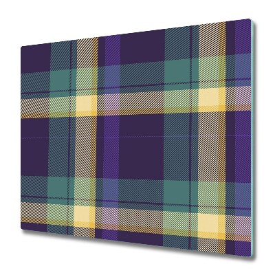 Sklenená doska na krájanie Fialová kontrola