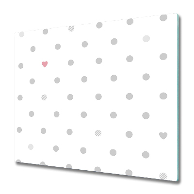 Doska na krájanie Bodky a srdiečka