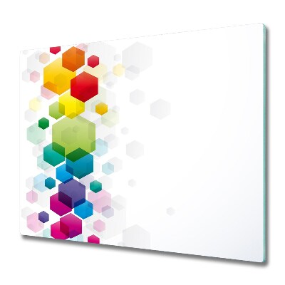 Doska na krájanie Dúhové šesťuholníky