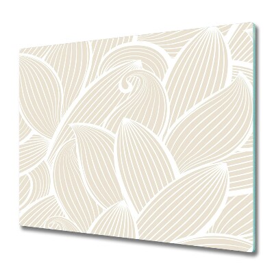 Doska na krájanie Béžový vzor listov