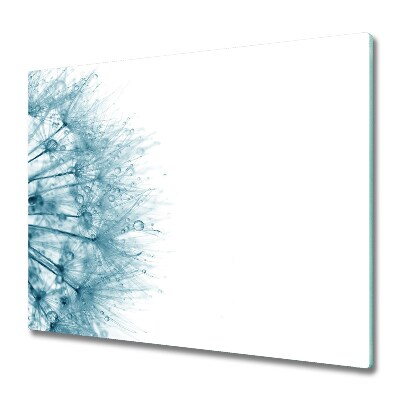 Sklenená doska na krájanie Muchotrávka na bielom pozadí