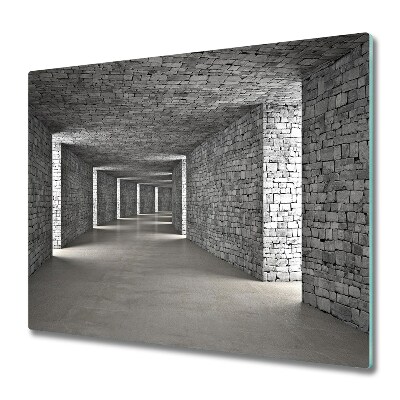 Doska na krájanie Tunel zo sivých tehál