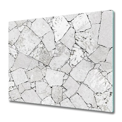 Sklenená doska na krájanie Kamenná mozaika nepravidelných tvarov,