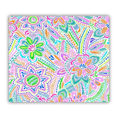 Doska na krájanie Kvetinový neónový vzor