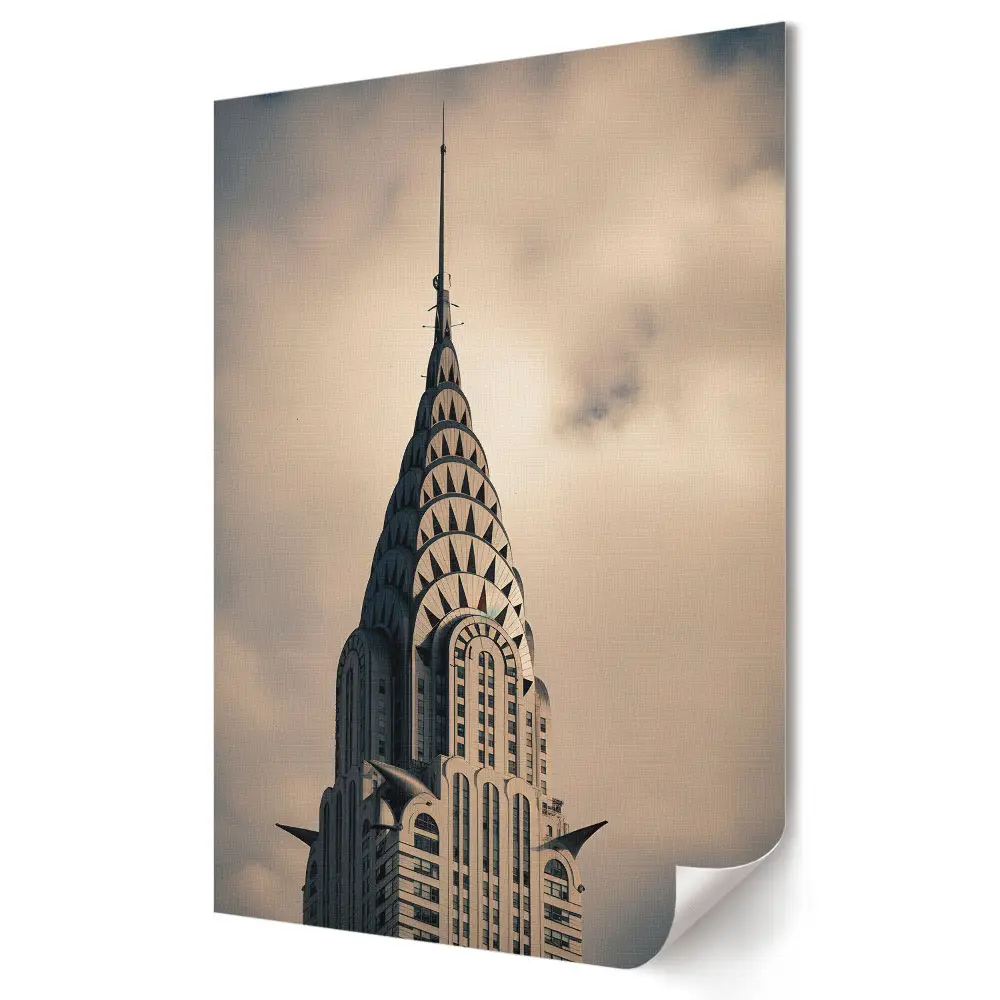 Plagát do obývačky Chrysler Building ikona New Yorku