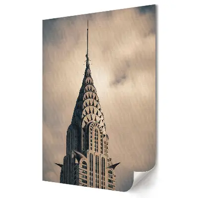 Plagát do obývačky Chrysler Building ikona New Yorku