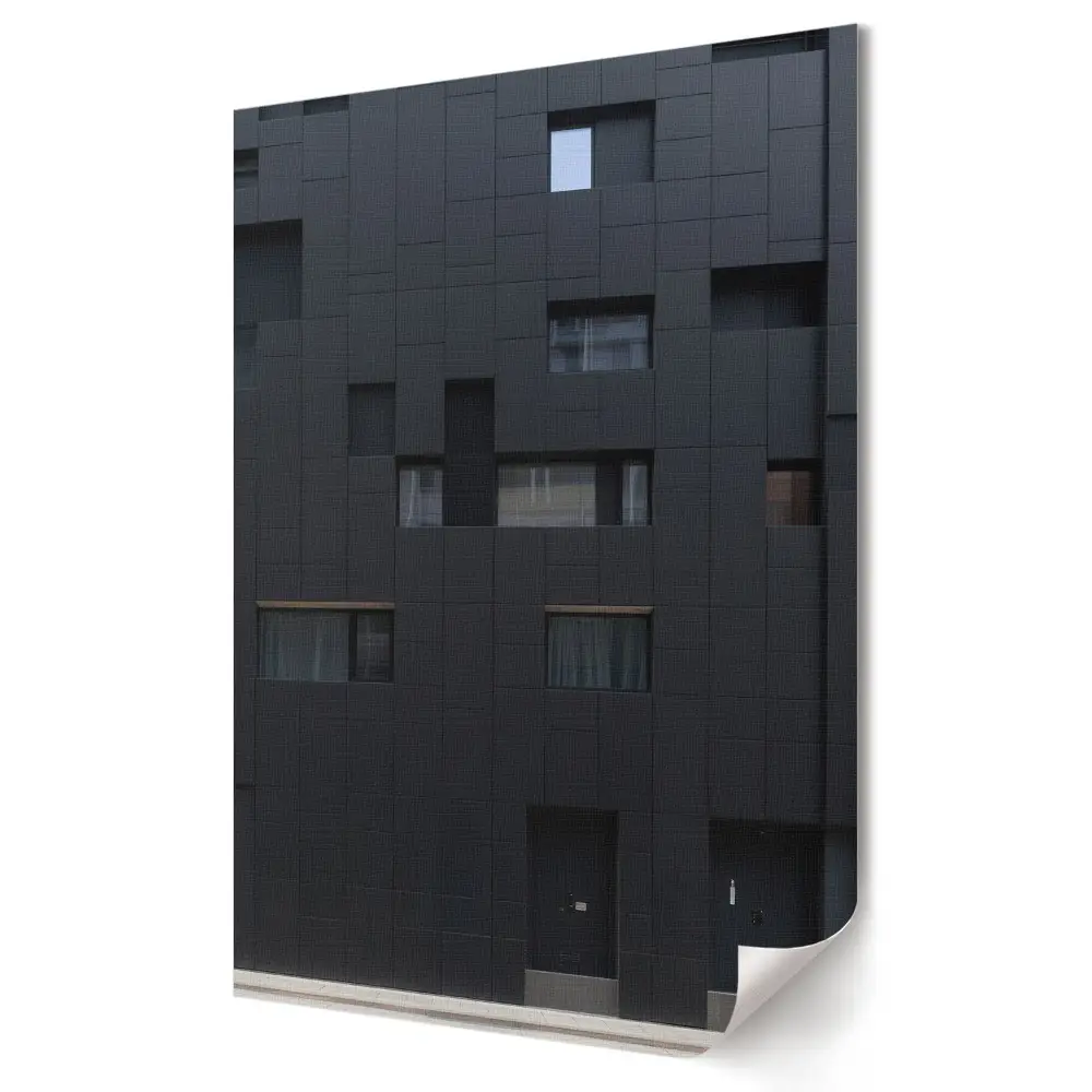 Plagát do obývačky Moderná architektúra v čiernych odtieňoch
