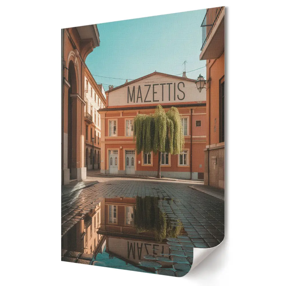 Plagát Očarujúce uličky Mazetti na slnku
