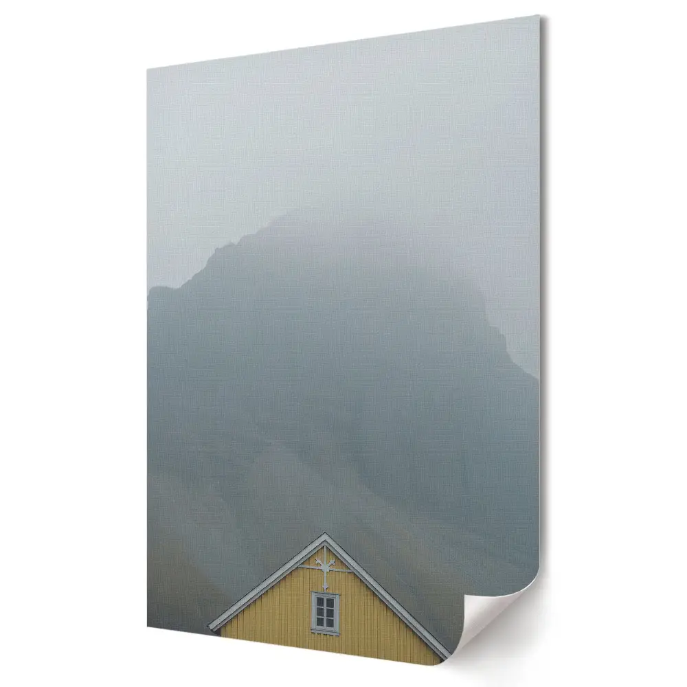 Plagát do obývačky Zlatá chata v Misty Mountain