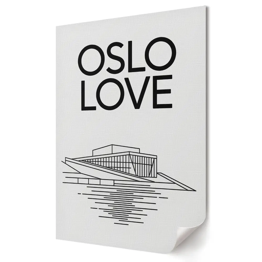 Plagát Oslo: Láska v modernej architektúre