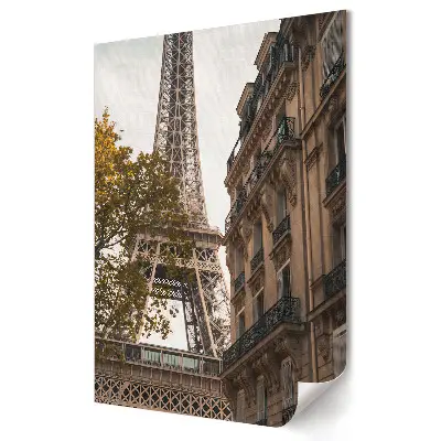 Plagát do obývačky Kúzlo Paríža s motívom jesennej Eiffelovej veže