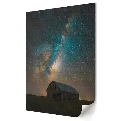 Plagát do obývačky Galaxia nad Starou osadou