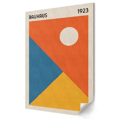 Plagát do obývačky Bauhaus 1923: Farby a geometria