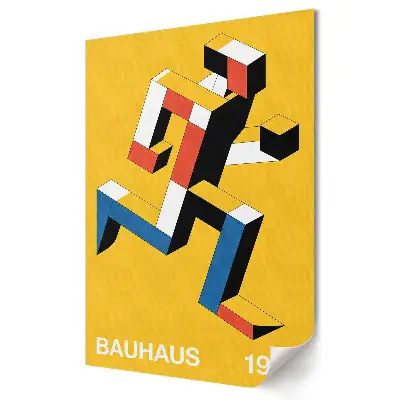 Plagát do obývačky Bauhaus Pohyb a geometria vo farbe