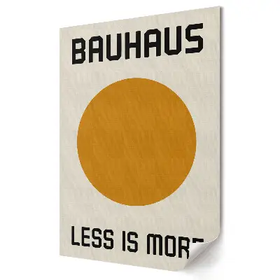 Retro plagát Minimalizmus v štýle Bauhaus