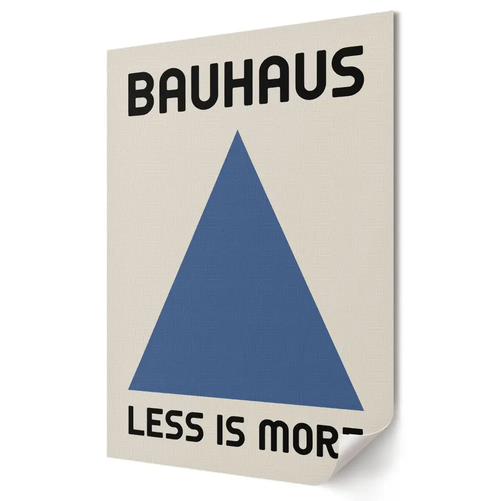 Minimalistický plagát v štýle Bauhaus
