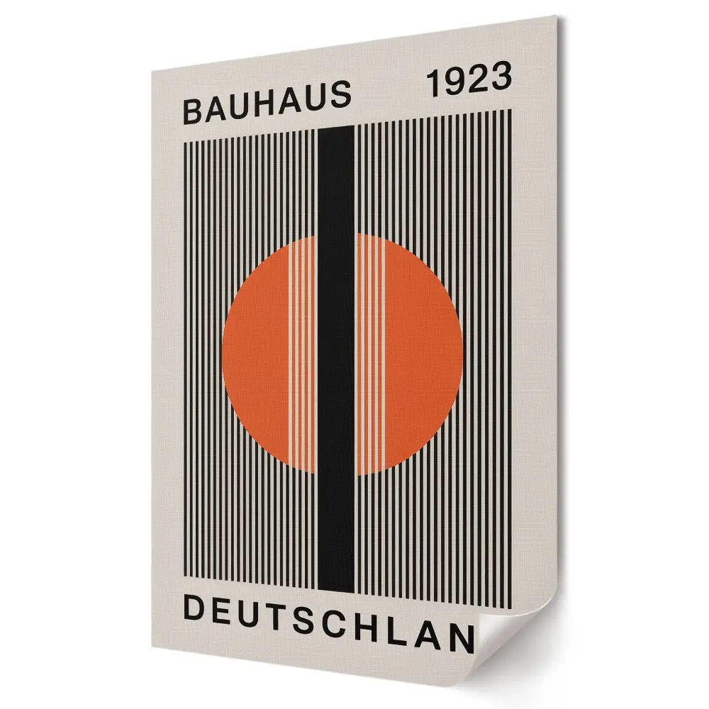 Plagát do obývačky Bauhaus 1923 Geometria a farba