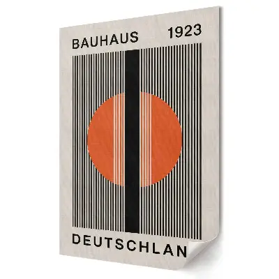 Plagát do obývačky Bauhaus 1923 Geometria a farba