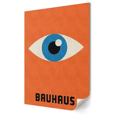 Retro plagát Bauhaus Umenie a dizajn očami