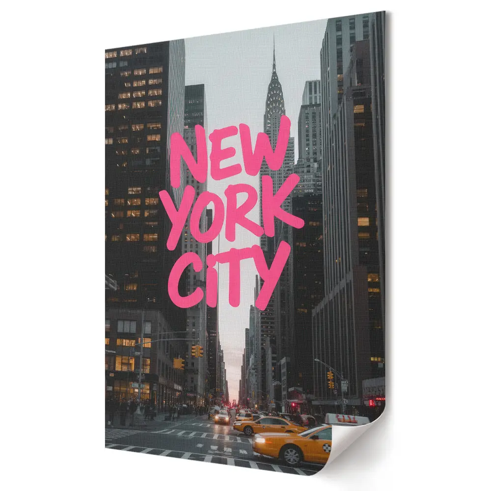 Retro plagát Moderná atmosféra New Yorku